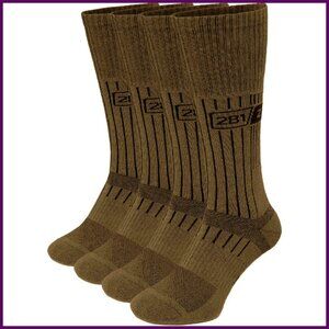 Military Tactical Boot Socks - Mid Calf Demi Season - Combed Cotton